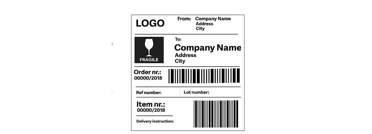 Branded Shipping Labels EDI