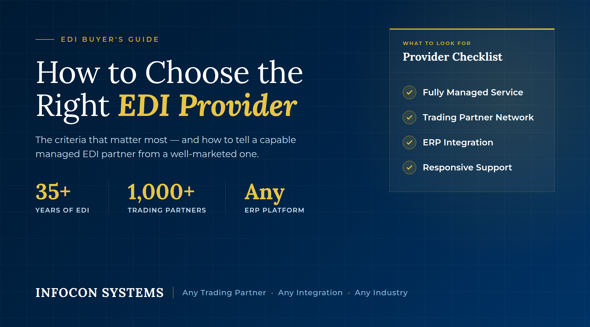 How to choose EDI provider