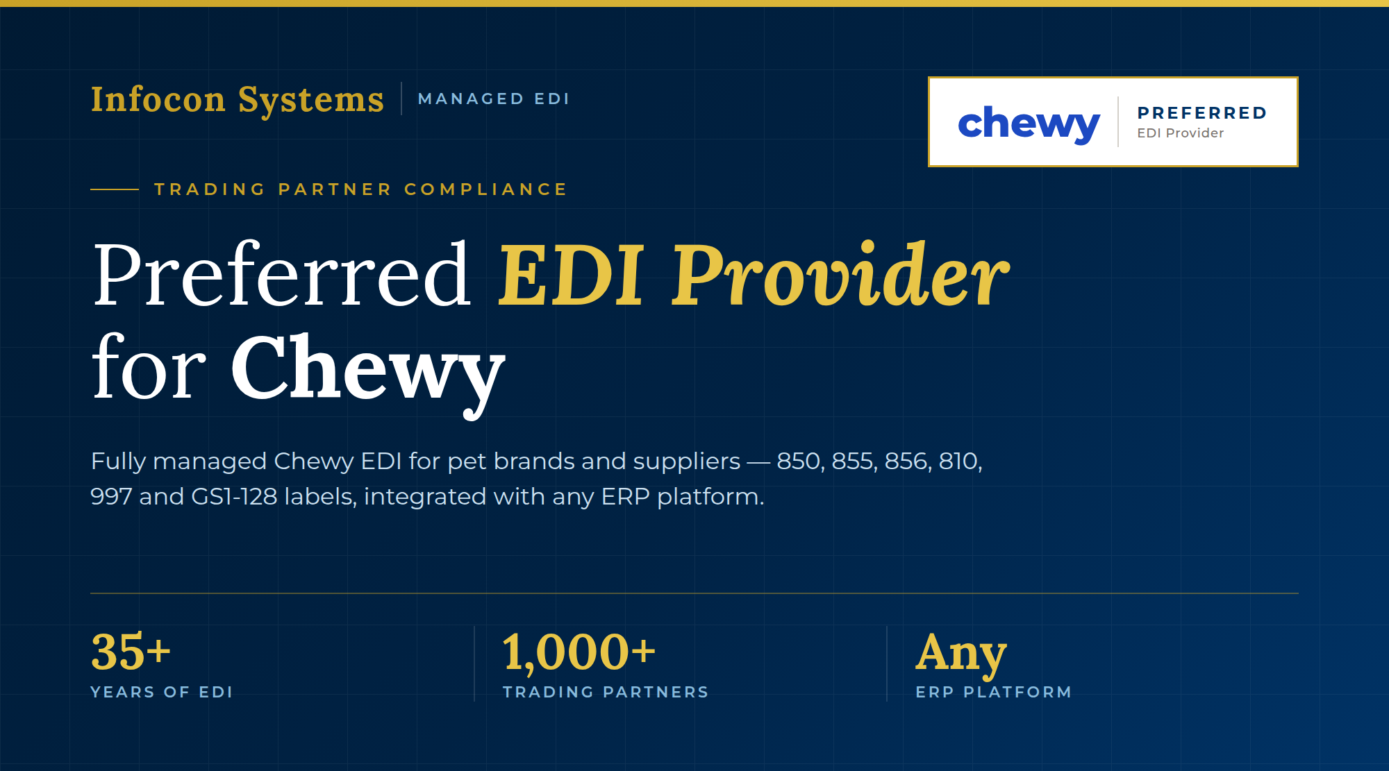 preferred edi provider for chewy