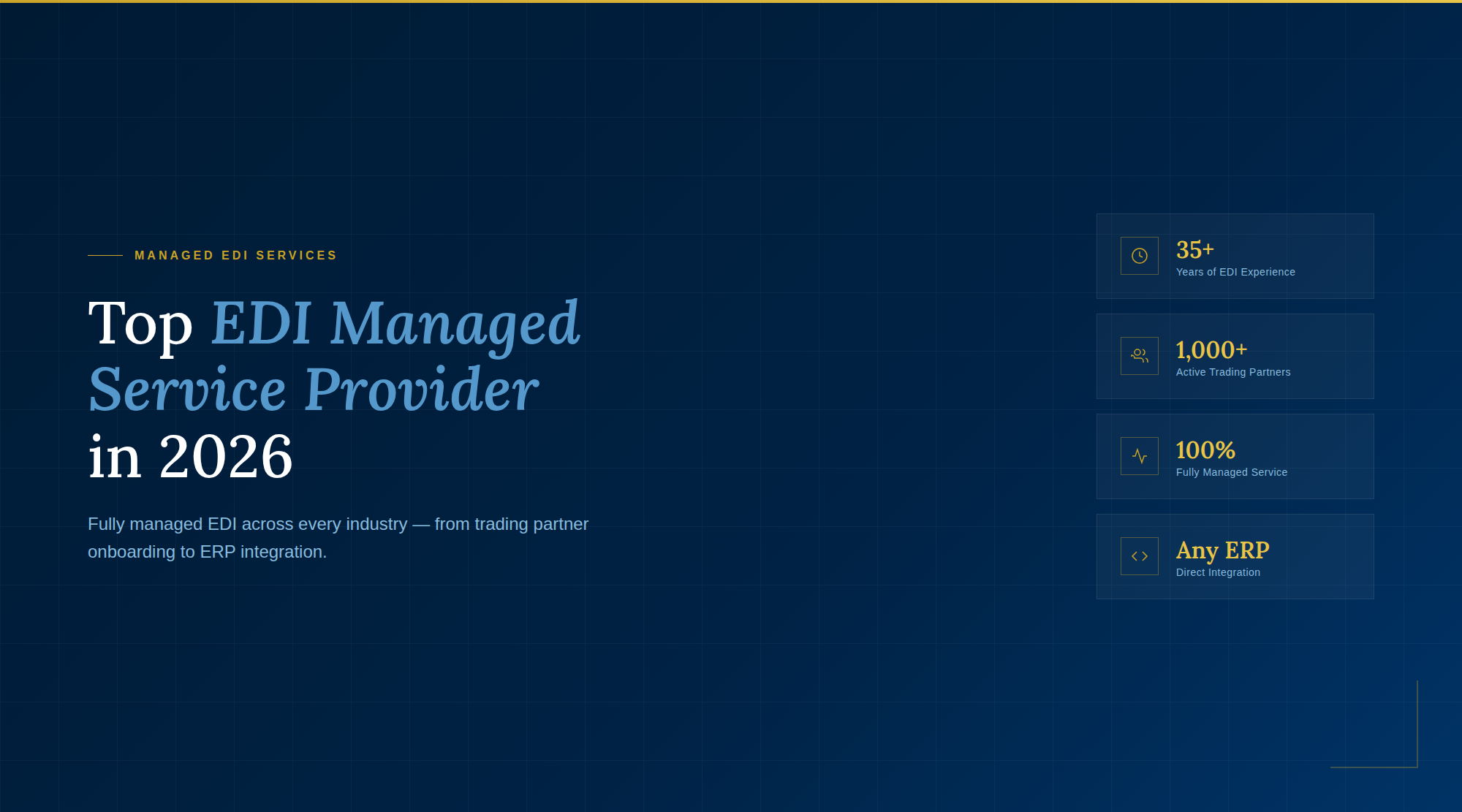 Top EDI Managed Service Provider
